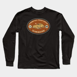 Zz Top - Eliminator // Art Work Logos Vintage Style Fan Art Designs Long Sleeve T-Shirt